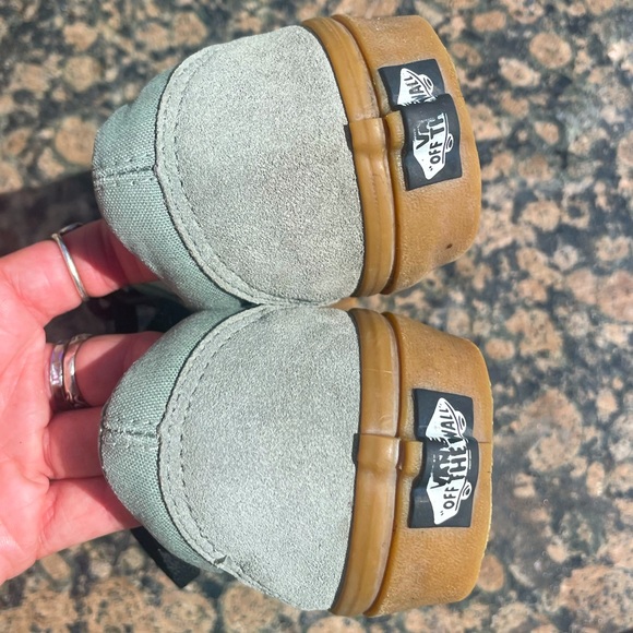 rare vans old skool - seafoam green black and brown gum - unisex - Picture 2 of 6